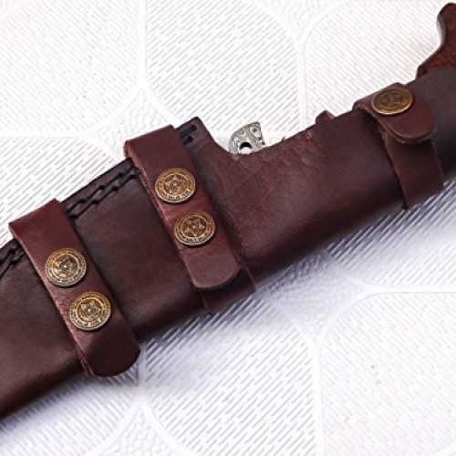Poshland TR-301, Custom Handmade Damascus Steel Tracker Knife - St...