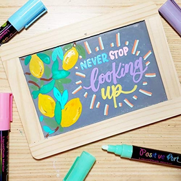 Liquid Chalk Markers 30 Colors By Positive Art: Bright Colors, Pai...