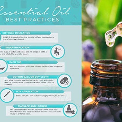 Lemongrass Essential Oil, 100% Pure and Natural, Therapeutic Grade...