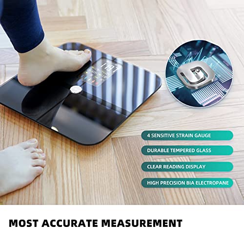 Body Fat Scale, Posture Extra Large Display Digital Bathroom Wirel...