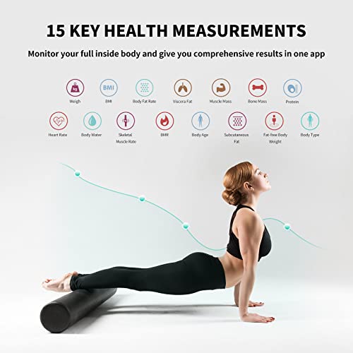 Body Fat Scale, Posture Extra Large Display Digital Bathroom Wirel...