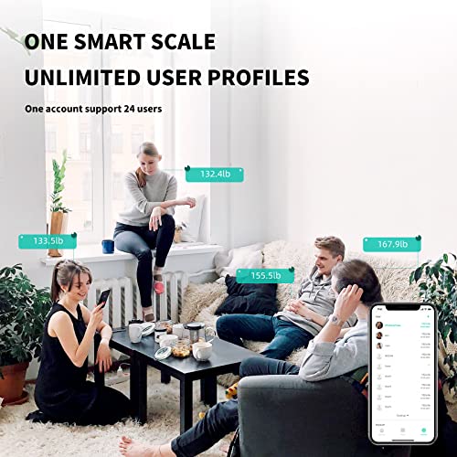 Body Fat Scale, Posture Extra Large Display Digital Bathroom Wirel...