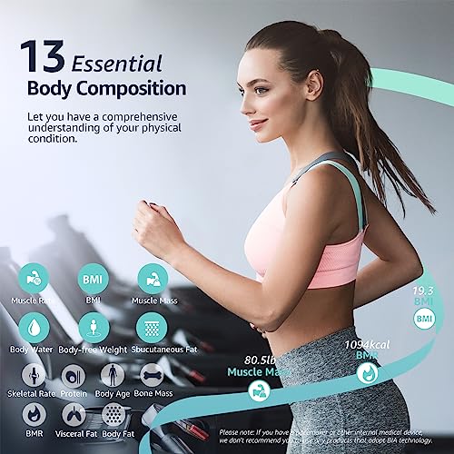 Scale for Body Weight and Fat Percentage, Bveiugn Digital Accurate...