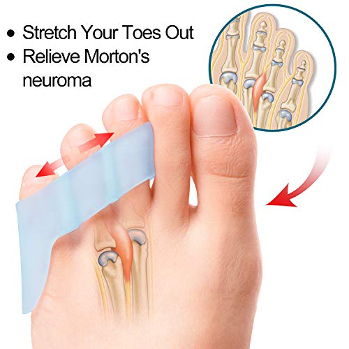 Povihome 10 Pack Pinky Toe Separator and Protectors, Toe Separator...