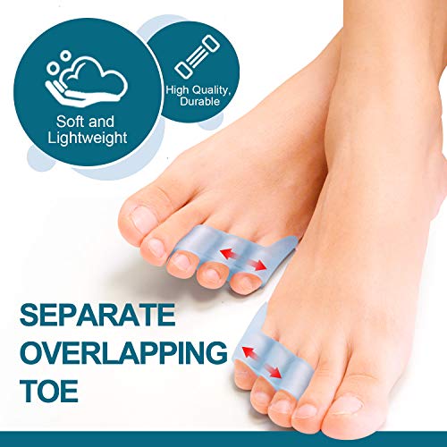 Povihome 10 Pack Pinky Toe Separator and Protectors, Toe Separator...