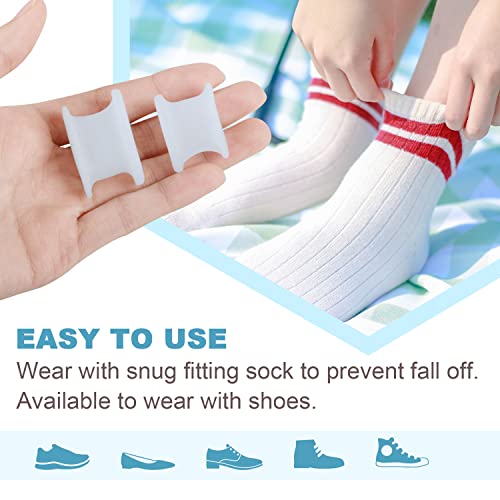 Povihome 10 Pack Toe Spacers Separators, Bunion Corrector Gel Orth...