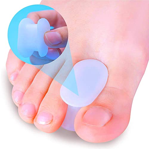 Povihome 10 Pack Toe Spacers Separators, Bunion Corrector Gel Orth...