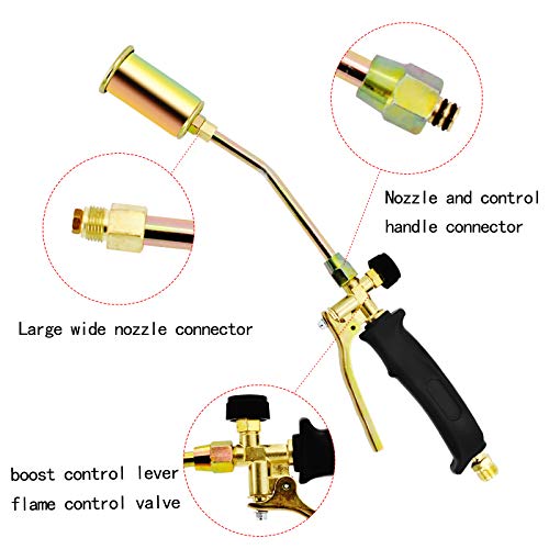 Propane Torch Weed Burner & Ice Snow Melter, Burner Torch Kit for ...