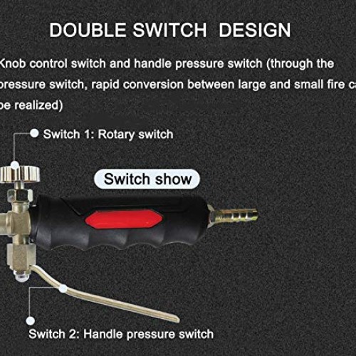 Weed Burner Torch Self Igniting for Propane Tank, Propane Torch wi...