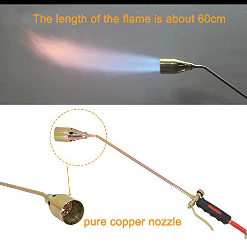 Weed Burner Torch Self Igniting for Propane Tank, Propane Torch wi...