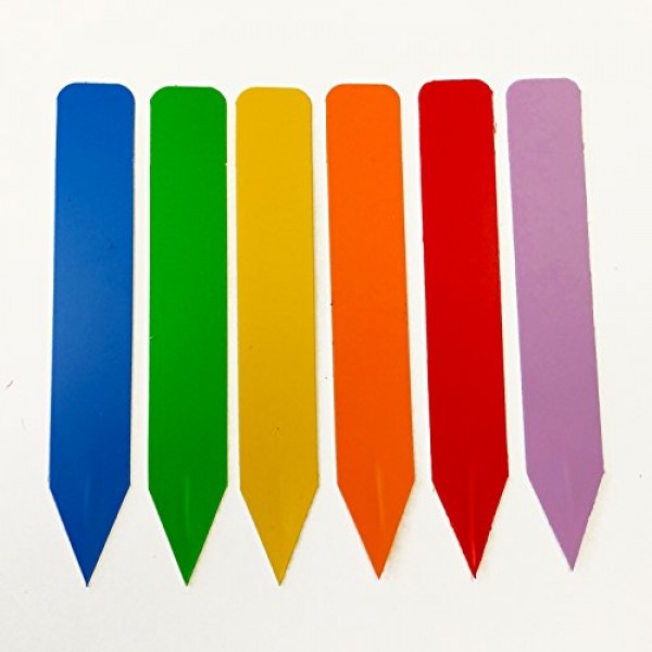 Color Plant Labels - Pack of 90 Multi-Colored Plant Markers, Plant...