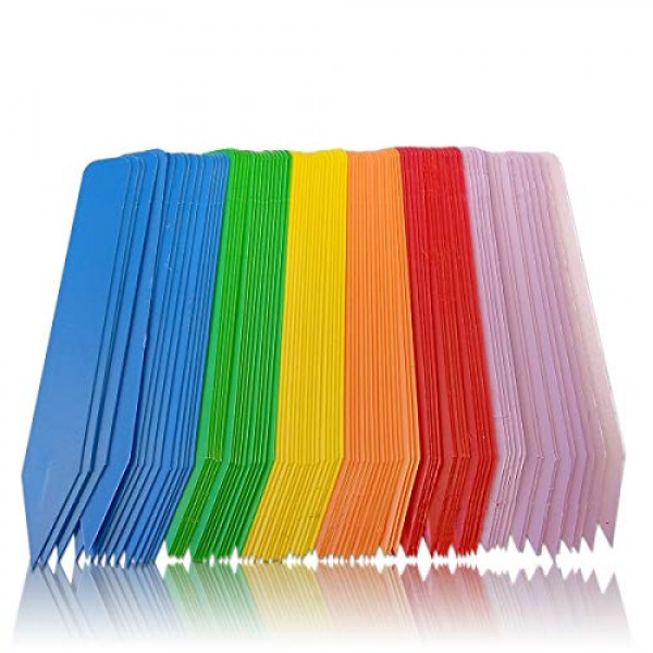 Color Plant Labels - Pack of 90 Multi-Colored Plant Markers, Plant...