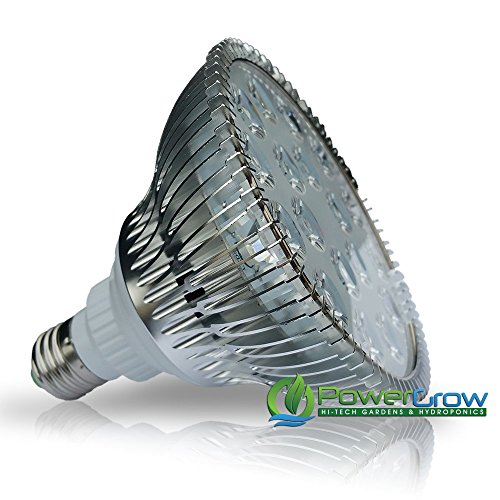 LED Grow Light - 54W Full Spectrum Bulb + UV & IR
