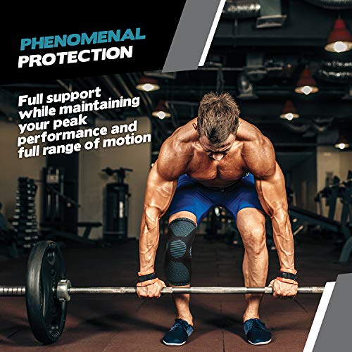 POWERLIX Knee Compression Sleeve - Best Knee Brace for Men & Women...