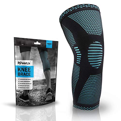 POWERLIX Knee Compression Sleeve - Best Knee Brace for Men & Women...