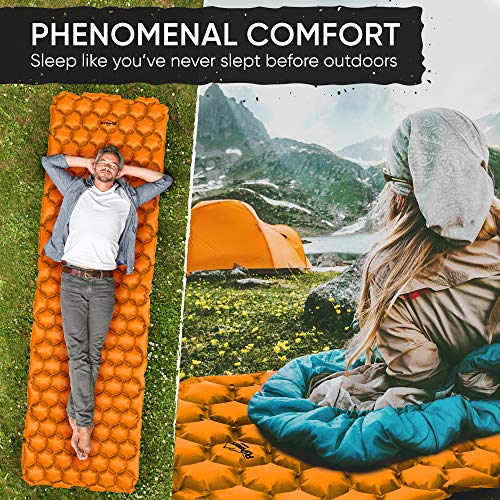 POWERLIX Sleeping Pad – Ultralight Inflatable Sleeping Mat, Ultima...