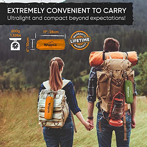 POWERLIX Sleeping Pad – Ultralight Inflatable Sleeping Mat, Ultima...