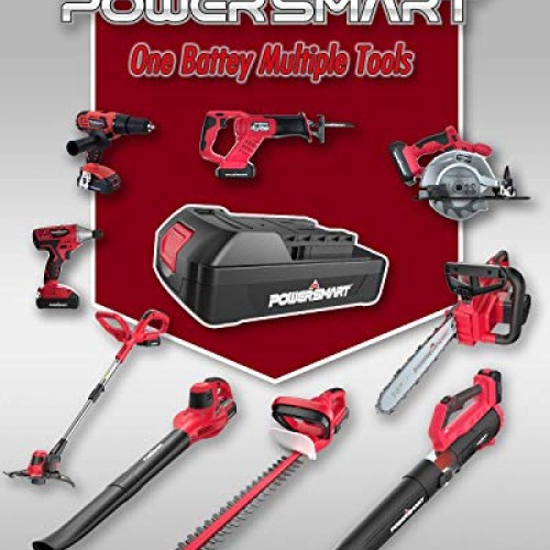 PowerSmart Leaf Blower, 20V MAX Lithium 350CFM Cordless Leaf Blowe...