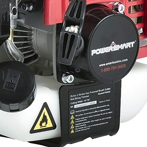 PowerSmart String Trimmer, 2 Stroke Gas Powered String Trimmer, Co...