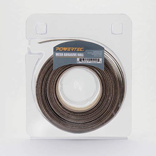 POWERTEC 4RM2240 400 Grit Aluminum Oxide Abrasive Mesh Roll | 1” x...