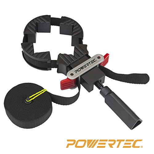 POWERTEC 71017 Quick Release Band Clamp | Woodworking Frame Clampi...