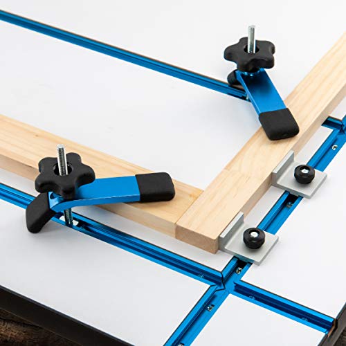 POWERTEC 71168 T-Track Hold Down Clamps, 5-1/2” L x 1-1/8” Width –...