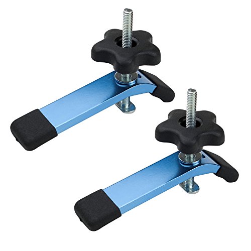 POWERTEC 71168 T-Track Hold Down Clamps, 5-1/2” L x 1-1/8” Width –...