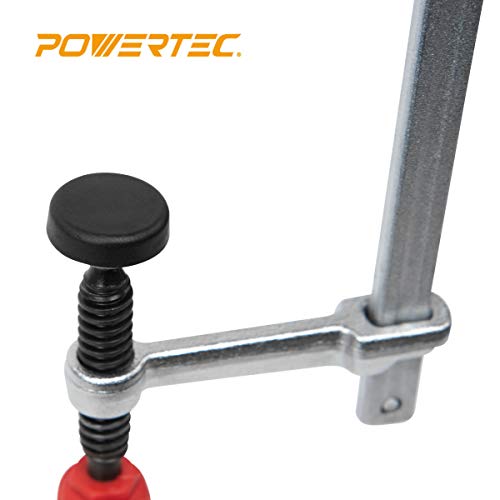 POWERTEC 71409 Quick Screw Guide Rail Clamp for MFT and Guide Rail...