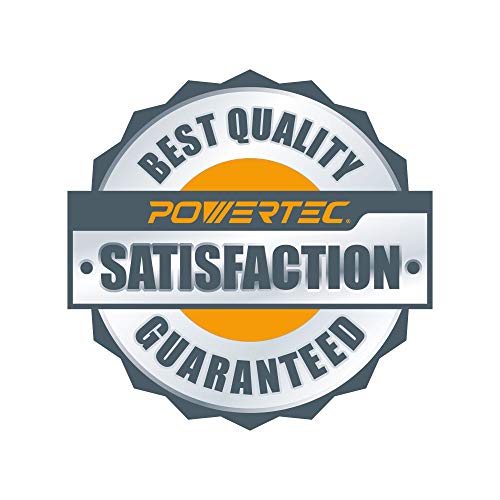 POWERTEC 71435 Hook and Loop Sanding Block w/Sandpaper Grit 40, 8...