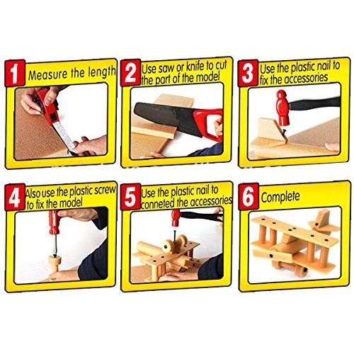 PowerTRC Kids DIY Workshop Kit with Faux Wood & Tools