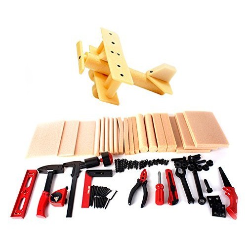 PowerTRC Kids DIY Workshop Kit with Faux Wood & Tools