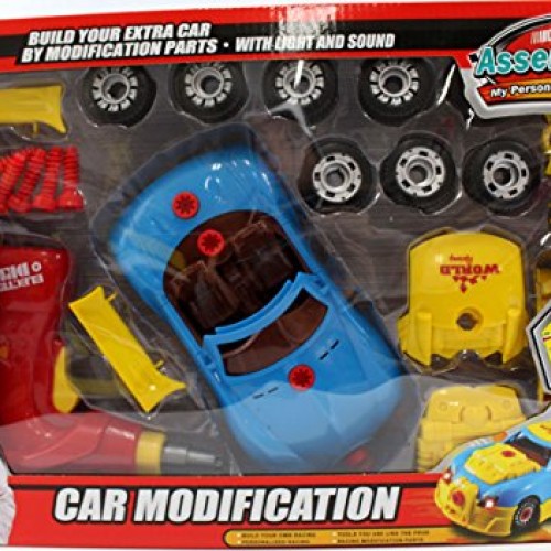 PowerTRC World Racing Car Take-A-Part Toy for Kids with 30 Take Ap...