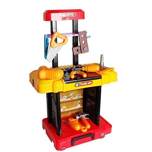 PowerTRC Kids Toy Workshop Tool Bench Play Set