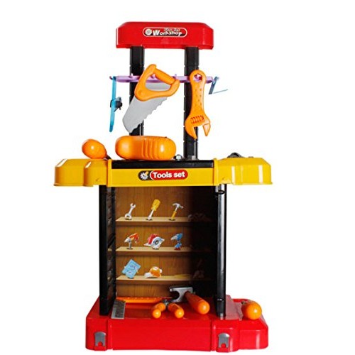 PowerTRC Kids Toy Workshop Tool Bench Play Set
