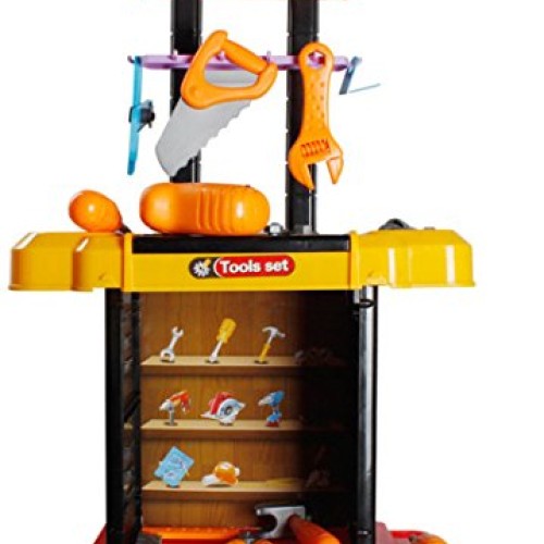 PowerTRC Kids Toy Workshop Tool Bench Play Set