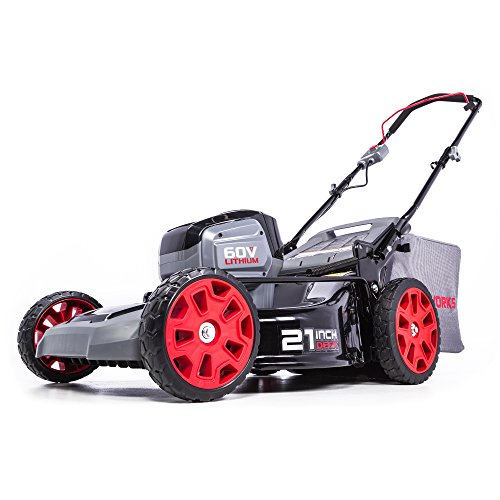 POWERWORKS 60V 21-inch Brushless HP Mower, 5Ah Battery and Charger...