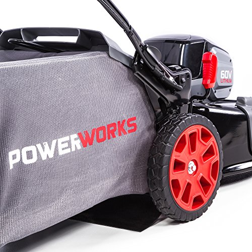 POWERWORKS 60V 21-inch Brushless HP Mower, 5Ah Battery and Charger...