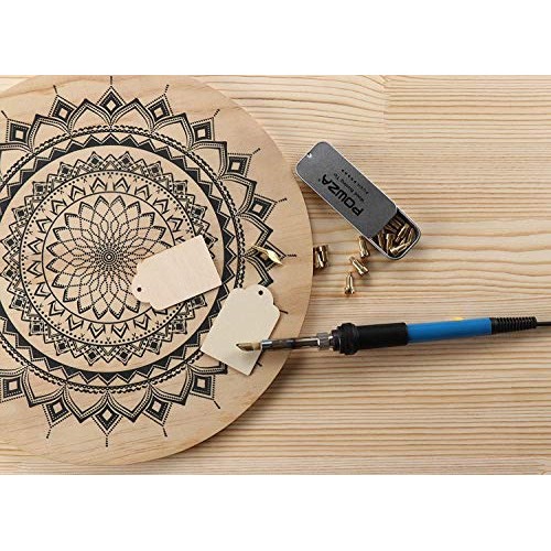 72Pcs Wood Burning Kit for Beginners, Adjustable Professional Wood...