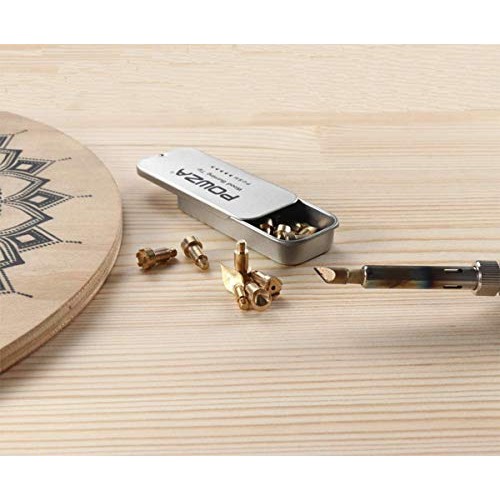 72Pcs Wood Burning Kit for Beginners, Adjustable Professional Wood...