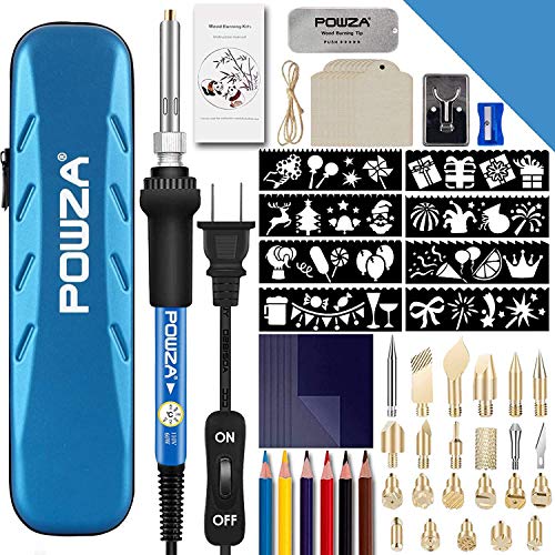 72Pcs Wood Burning Kit for Beginners, Adjustable Professional Wood...