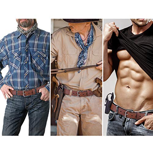 POYOLEE Concealed Carry CCW Leather Belt | Top Grain Leather B...