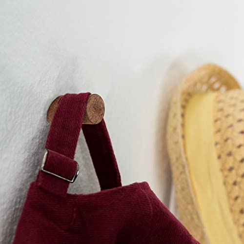 8 Pack Wall Hooks for Hanging Coats - POZEAN Hat Hooks for Wall, C...