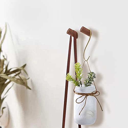 8 Pack Wall Hooks for Hanging Coats - POZEAN Hat Hooks for Wall, C...