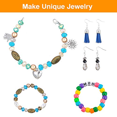 PP OPOUNT 1960 Pieces Jewelry Making Kit with Instructions, Beads,...