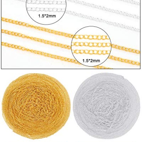 PP OPOUNT Jewelry Chains Necklace Chains 2.0mm Jewelry Making Chai...