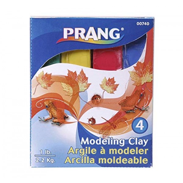 Prang Non-Toxic Clay Stick, 1 lb, Assorted Color - 221532