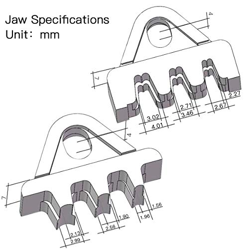 Crimping Tool, Preciva SN-28B Self-Adjusting Ratcheting Crimper To...