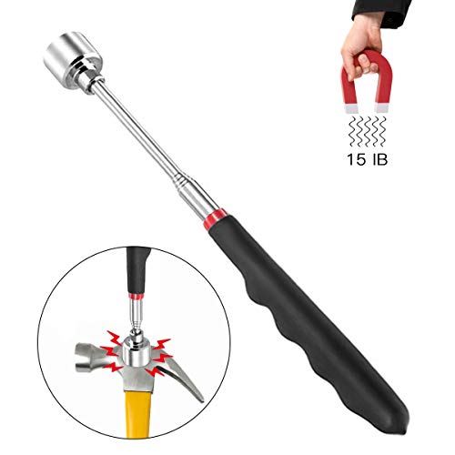 Preciva 5PCS Magnetic Telescoping Pick-up Tool Kit with 15lb/1lb P...