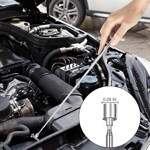 Preciva 5PCS Magnetic Telescoping Pick-up Tool Kit with 15lb/1lb P...