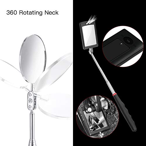 Preciva 5PCS Magnetic Telescoping Pick-up Tool Kit with 15lb/1lb P...